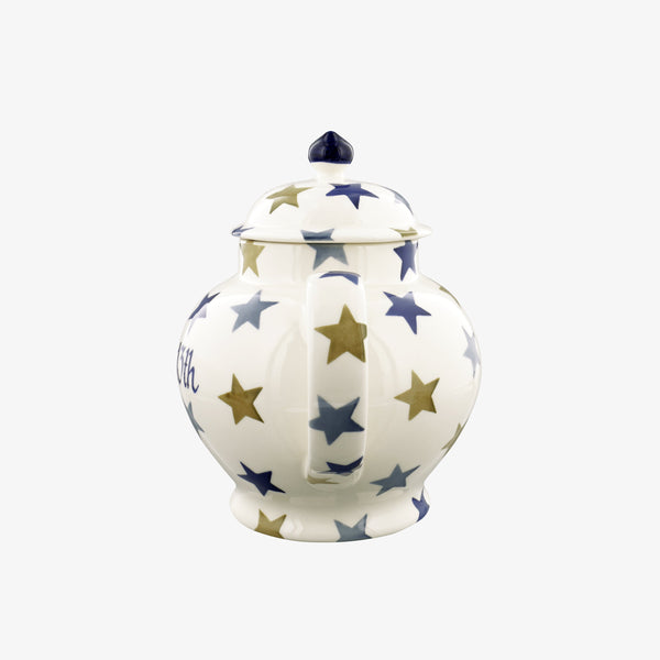 Emma Bridgewater Personalised Stormy Stars 4 Mug Teapot