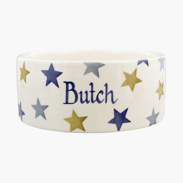 emma bridgewater Personalised Stormy Stars Large Pet Bowl