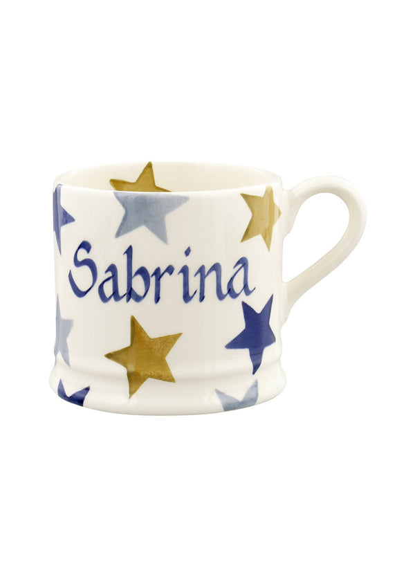 emma bridgewater Personalised Stormy Stars Small Mug