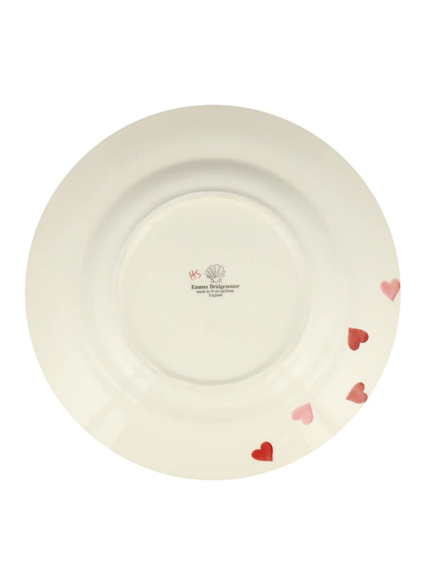 Emma Bridgewater Pink Hearts Large Dinner Plate 10.5 Inch