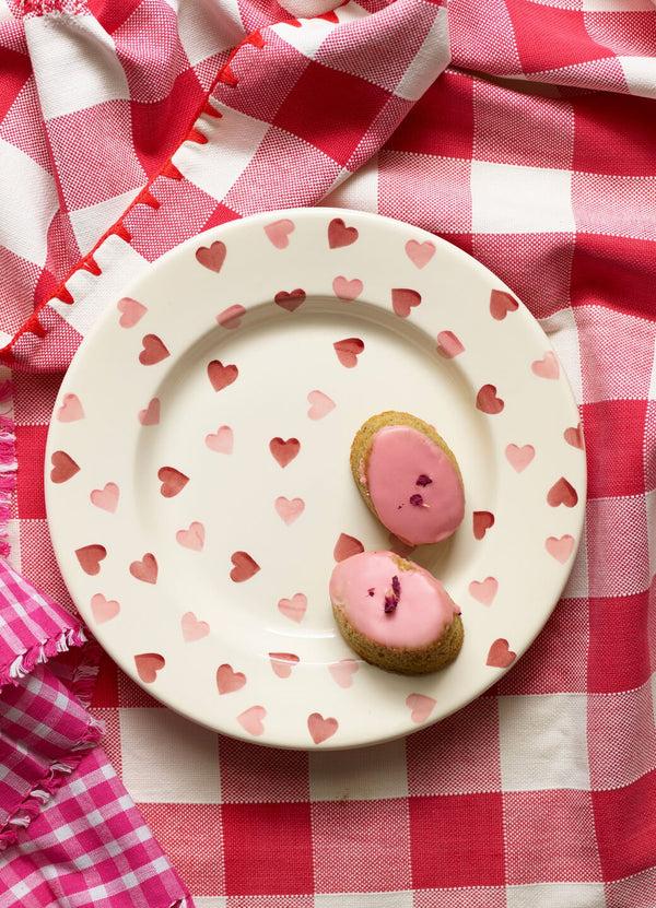 emma bridgewater Pink Hearts Large Dinner Plate 10.5 Inch