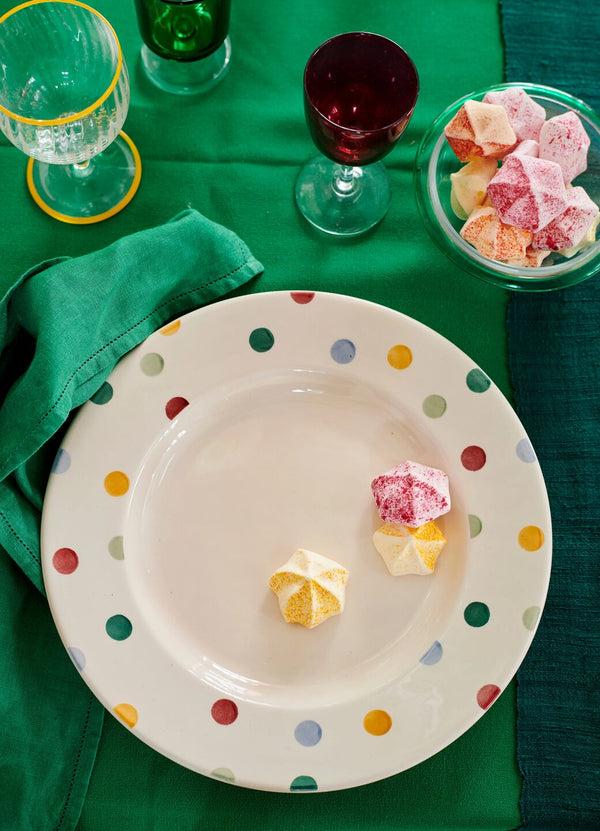 emma bridgewater Polka Dot Large Dinner Plate 10.5 Inch