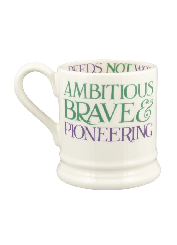 Emma Bridgewater Purple Toast Change Our World 1/2 Pint Mug