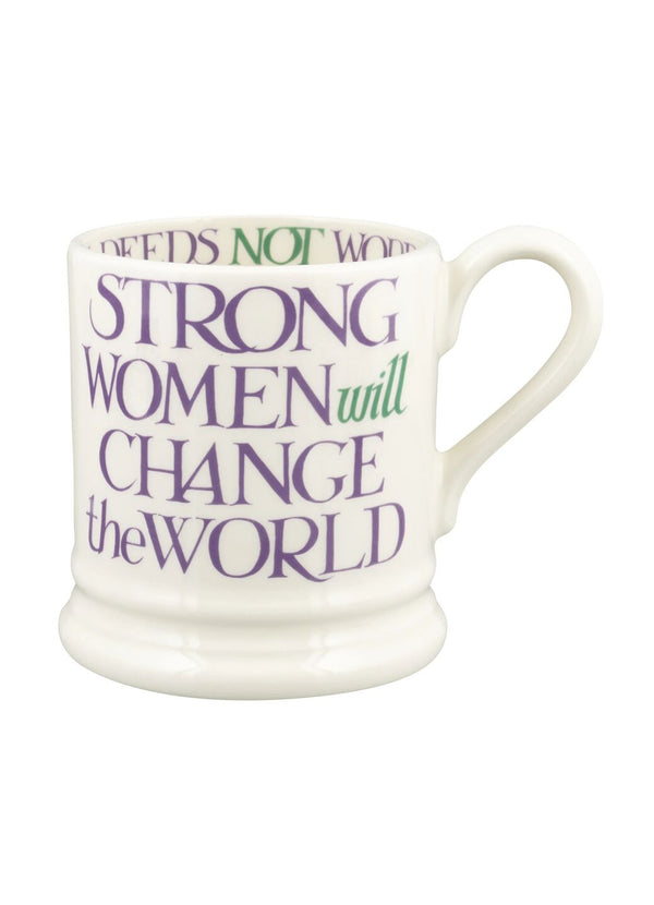 Emma Bridgewater Purple Toast Change Our World 1/2 Pint Mug