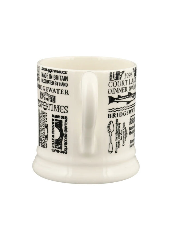 Emma Bridgewater Seconds Backstamps From 40 Years 1/2 Pint Mug