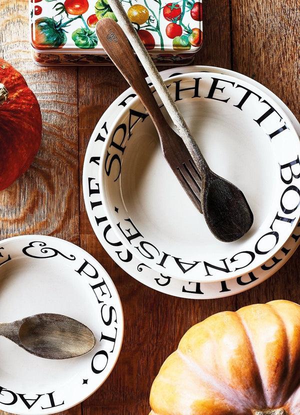 emma bridgewater Seconds Black Toast Spaghetti Bolognese Medium Pasta Bowl