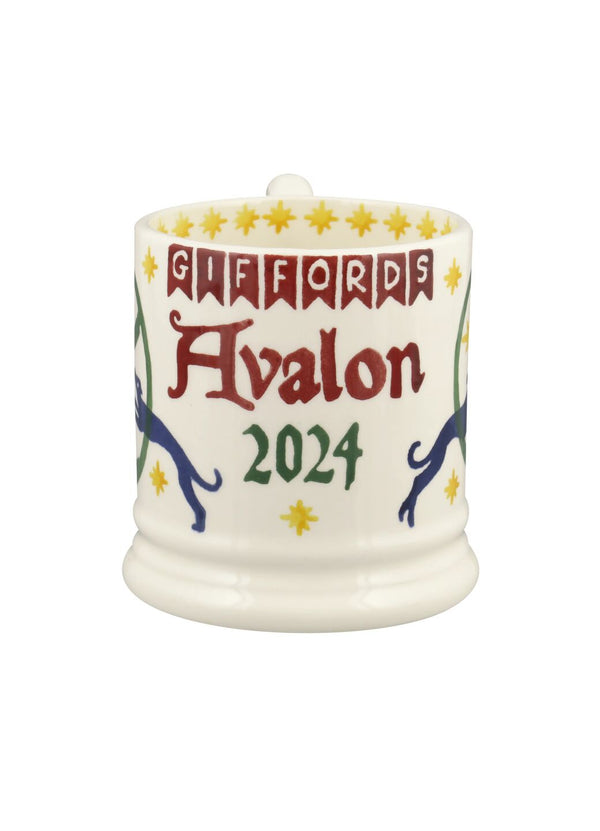 Emma Bridgewater Seconds Giffords Circus Avalon 2024 1/2 Pint Mug