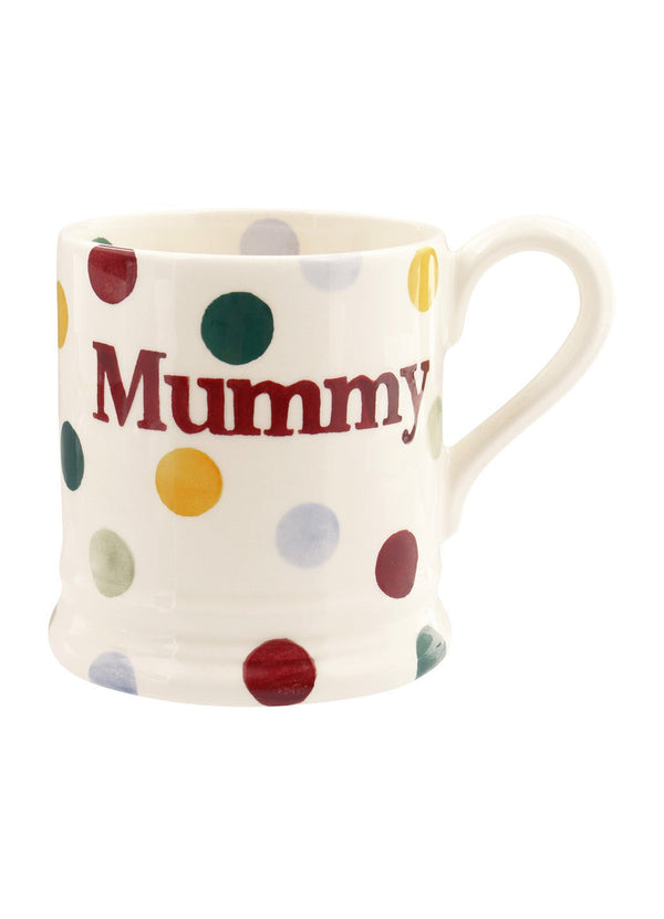 Emma Bridgewater Seconds Polka Dot Mummy 1/2 Pint Mug