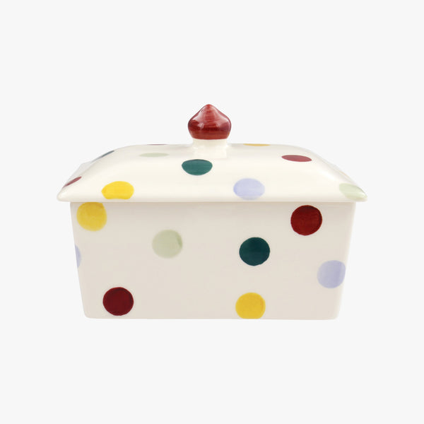 Emma Bridgewater Seconds Polka Dot Small Butter Dish