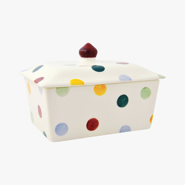 emma bridgewater Seconds Polka Dot Small Butter Dish