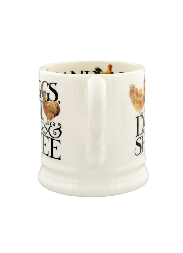 Emma Bridgewater Seconds Rise & Shine Eggs & Toast 1/2 Pint Mug