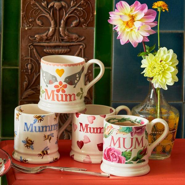 Emma Bridgewater Seconds Roses All My Life Mum 1/2 Pint Mug