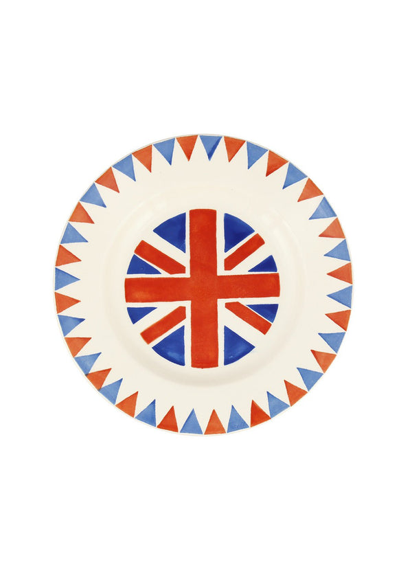 emma bridgewater Union Jack Truly Great Medium Dinner Plate 8.5 Inch