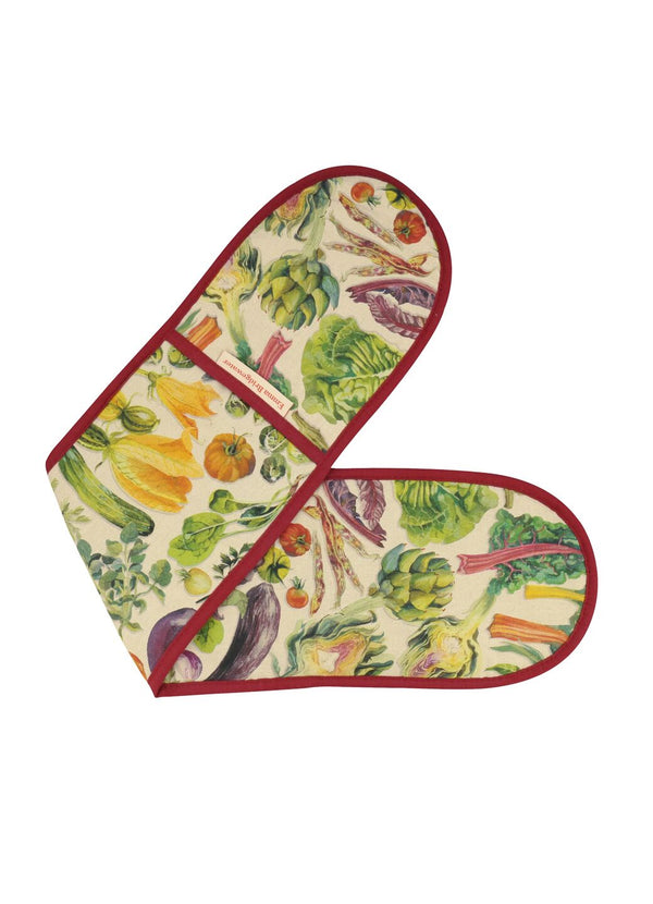 emma bridgewater Vegetable Garden Linen Blend Double Oven Glove