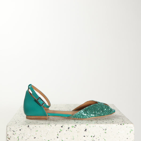 Emma Go Juliette Glitter Jade & Nappa Jade - Last Pairs 38 42