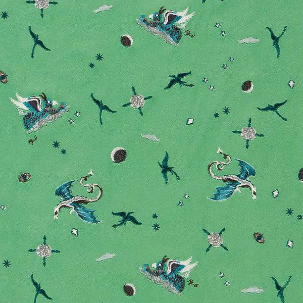 Emma J Shipley Draco Cosmos Embroidered Velvet Fabric