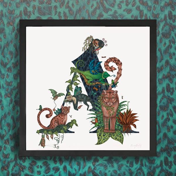 Emma J Shipley 'A' Monogram Fine Art Print