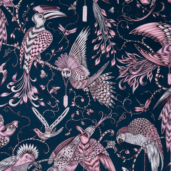 Emma J Shipley Audubon Cotton Satin Fabric