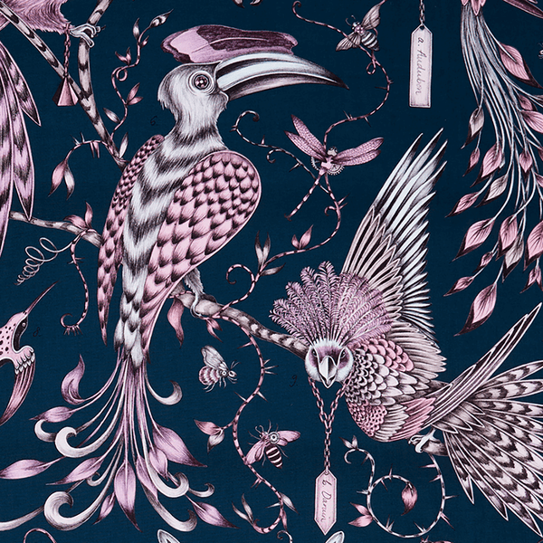 emma j shipley Audubon Cotton Satin Fabric
