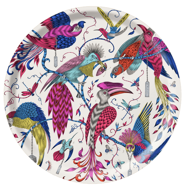 emma j shipley Audubon Round Tray