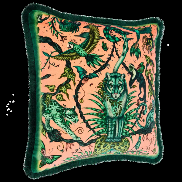 Emma J Shipley Bosque Dreams Luxury Velvet Cushion