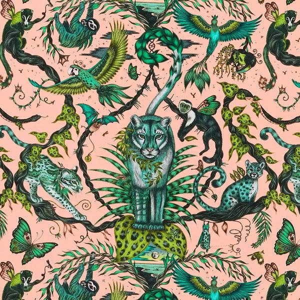 emma j shipley Bosque Dreams Velvet Fabric