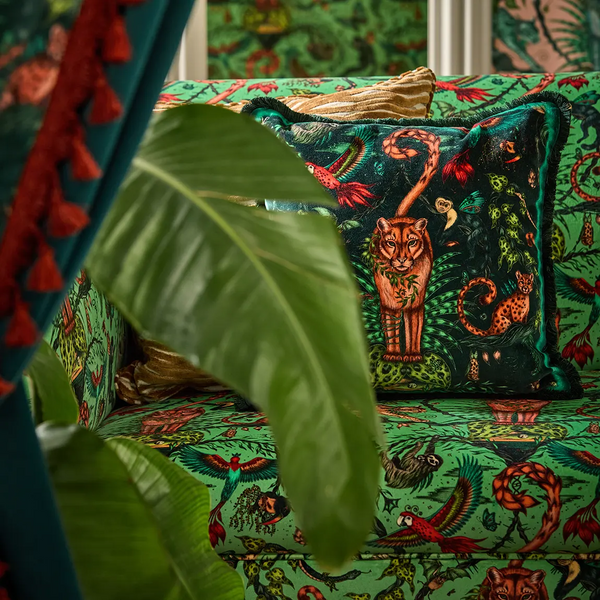 Emma J Shipley Bosque Dreams Velvet Fabric