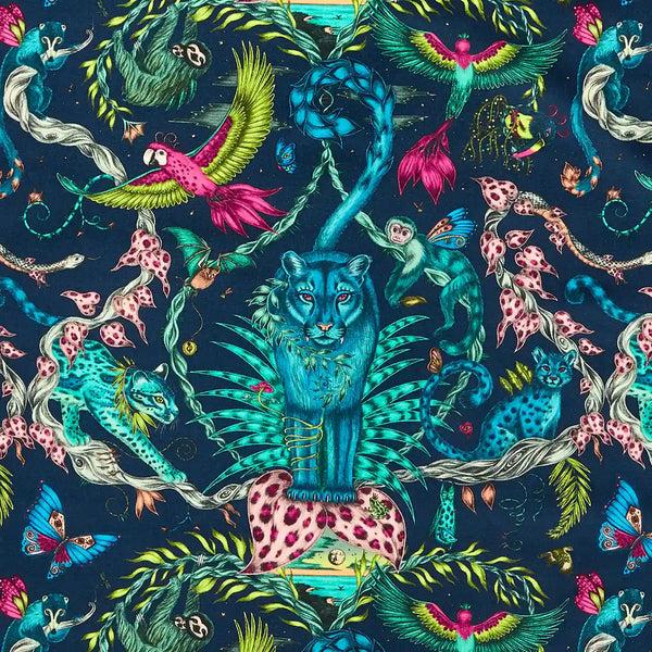 emma j shipley Bosque Dreams Velvet Fabric