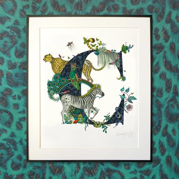 Emma J Shipley 'C' Monogram Fine Art Print