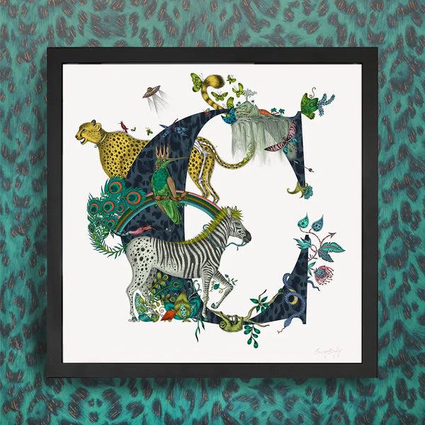 Emma J Shipley 'C' Monogram Fine Art Print