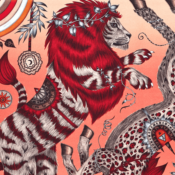 Emma J Shipley Caspian Framed Silk Artwork