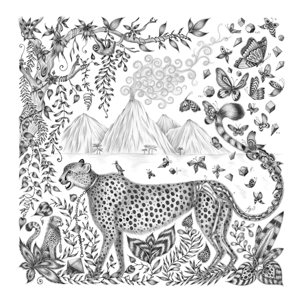 emma j shipley Cheetah Fine Art Print