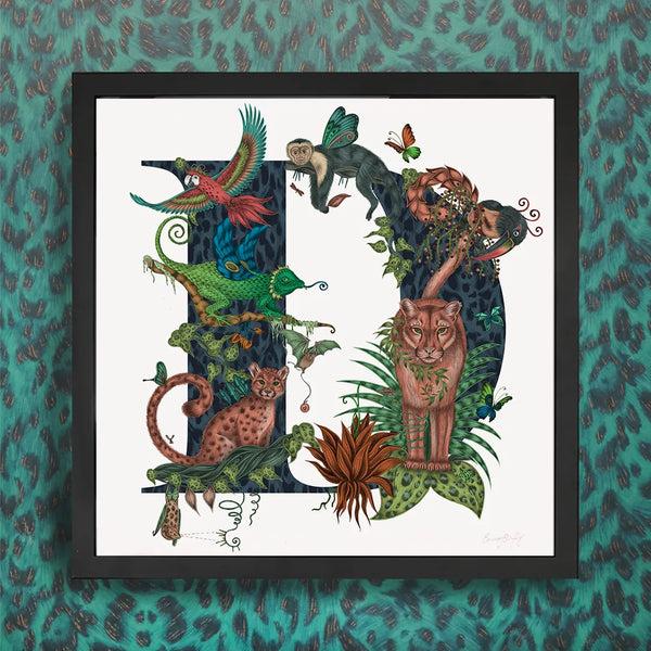 Emma J Shipley 'D' Monogram Fine Art Print