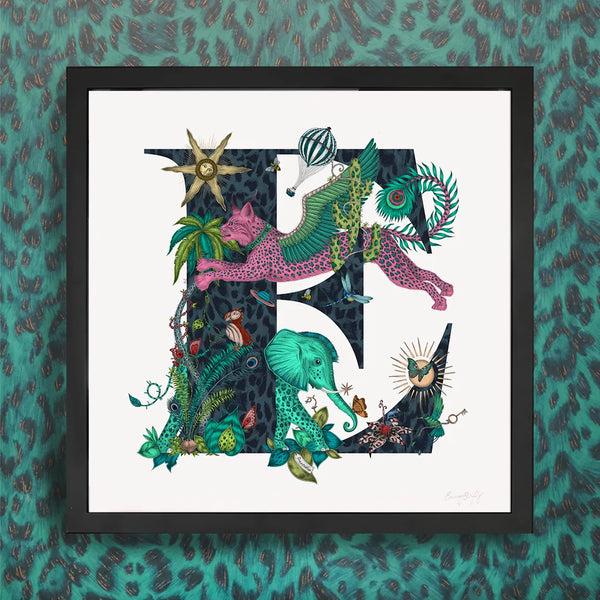 Emma J Shipley 'E' Monogram Fine Art Print