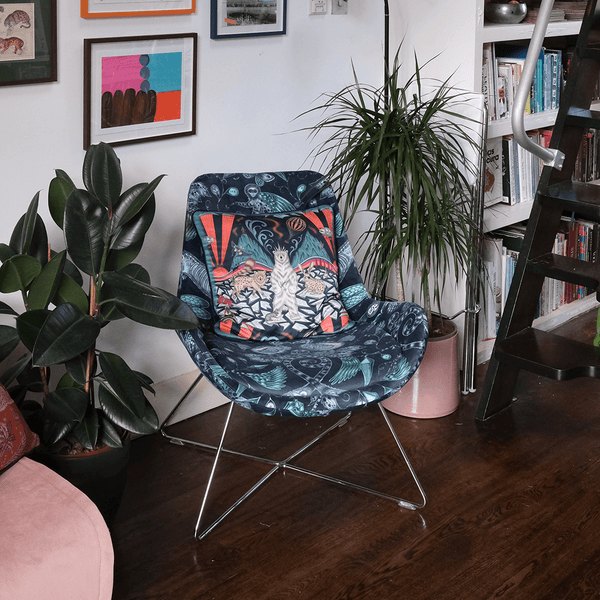 emma j shipley Extinct Velvet Fabric