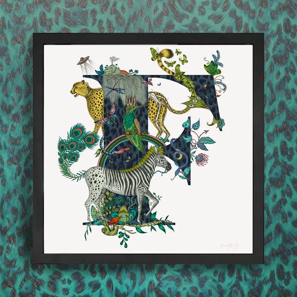 Emma J Shipley 'F' Monogram Fine Art Print