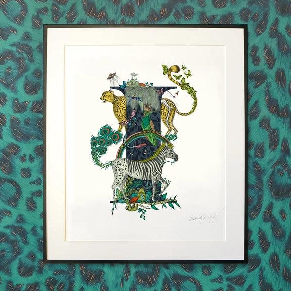 Emma J Shipley 'I' Monogram Fine Art Print