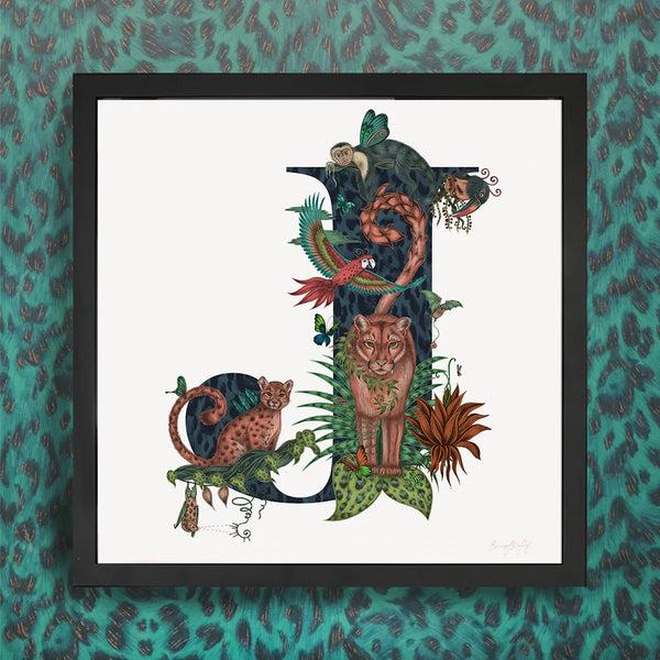 Emma J Shipley 'J' Monogram Fine Art Print