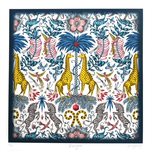 Emma J Shipley Kruger Fine Art Print - Yellow