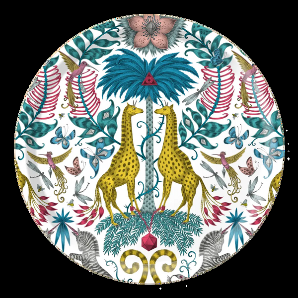 emma j shipley Kruger Round Tray
