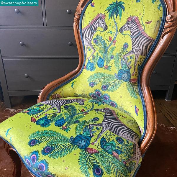 emma j shipley Lost World Velvet Fabric