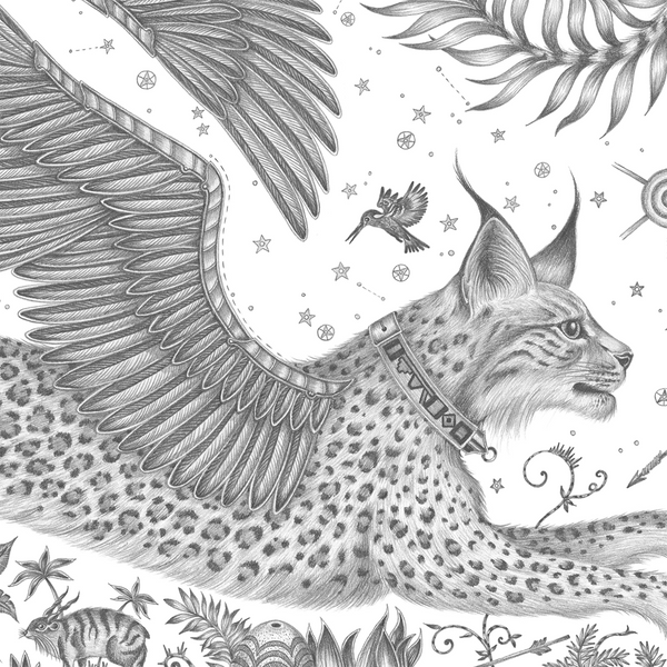 Emma J Shipley Lynx Colouring Page Free Download