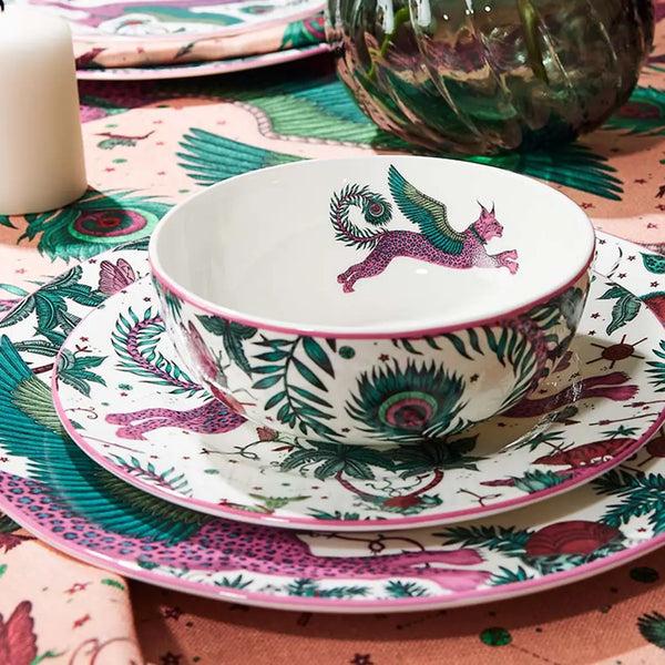 Emma J Shipley Lynx Mug & Bowl Breakfast Set