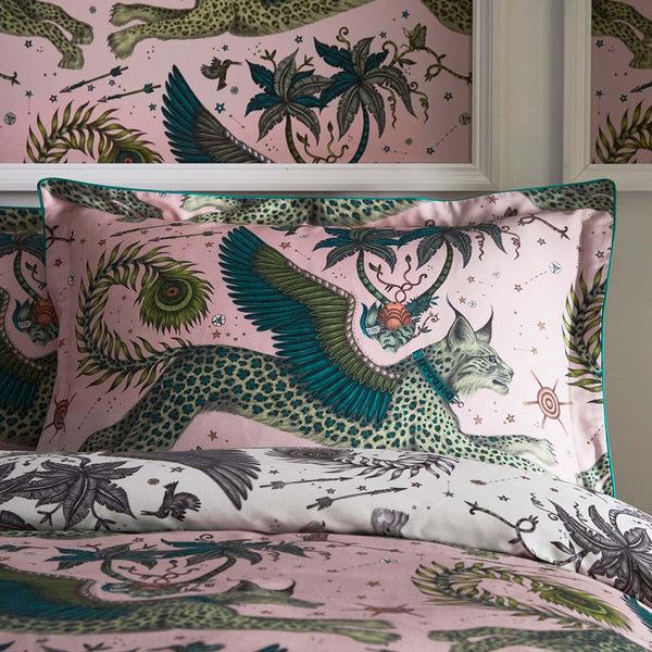 emma j shipley Lynx Oxford Pillowcase