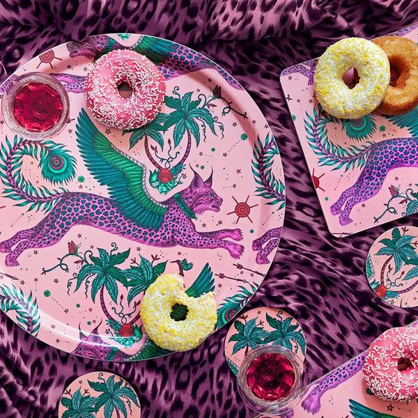 Emma J Shipley Lynx Round Tray