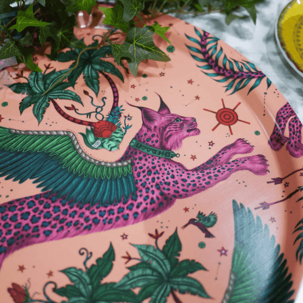 Emma J Shipley Lynx Round Tray