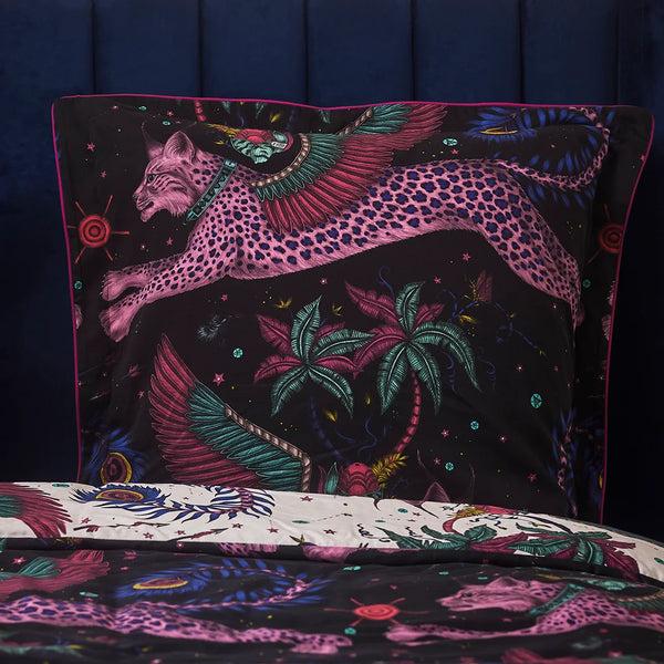 Emma J Shipley Lynx Square Pillowcase
