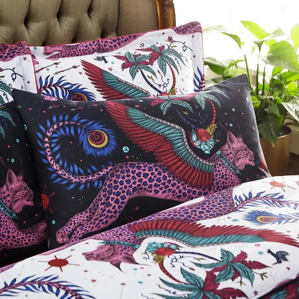 Emma J Shipley Lynx Square Pillowcase