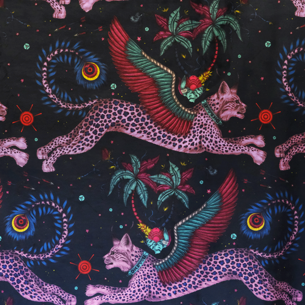 emma j shipley Lynx Velvet Fabric
