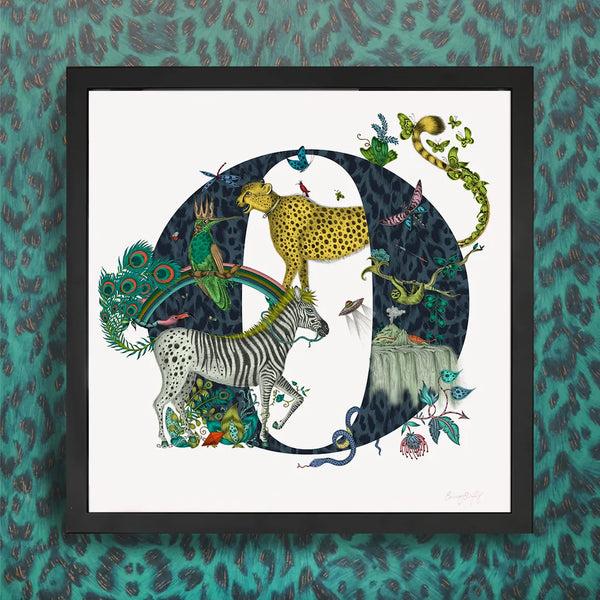 Emma J Shipley 'O' Monogram Fine Art Print